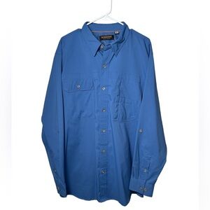 Ridgecut Toughwear Full Motion Long Sleeve Button Down Shirt‎ Size XL Tall NWT!